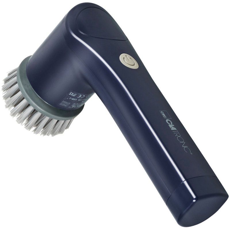 CLATRONIC brosse de nettoyage électrique ERB 3815 A, batterie, bleu/gris, IPX5